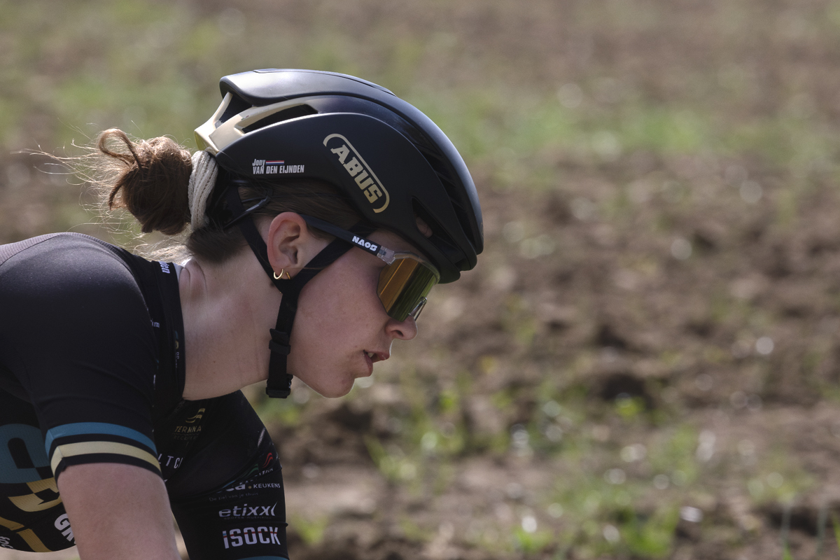 Amstel Gold Race Ladies Edition 2025 - A close up of Jony van den Eijnden of DD Group Pro Cycling Team