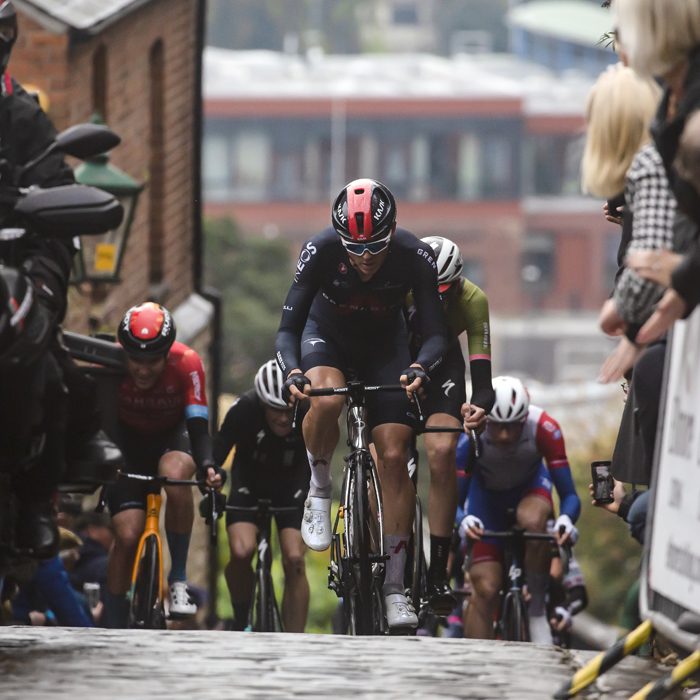 British National Road Championships 2021 - Men’s Road Race - Ben Swift of INEOS Grenadiers climbs Michaelgate on his way to victory