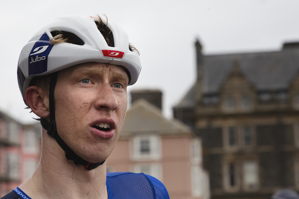 British National Road Championships 2025 - Road Race - Men - Lewis Askey of GROUPAMA - FDJ after the race