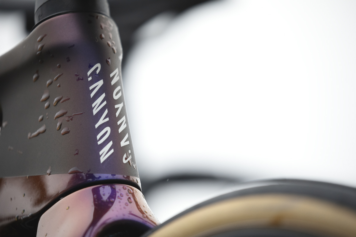 Coppa Bernocchi 2024 - A close up of a Canyon bike