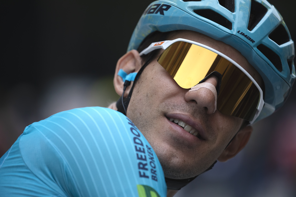 Coppa Bernocchi 2024 - The sun glints on  Davide Ballerini’s sunglasses before the race