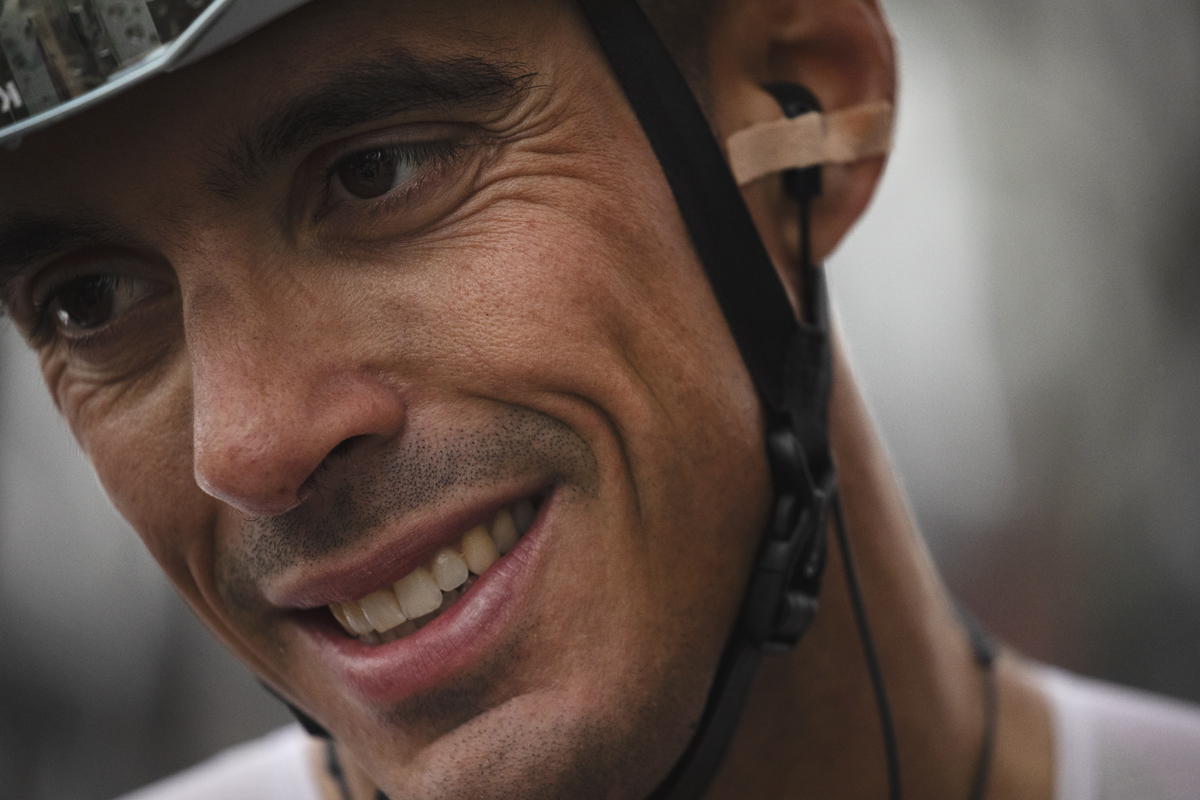 Coppa Bernocchi 2024 - A tired Mirco Maestri smiles after the race