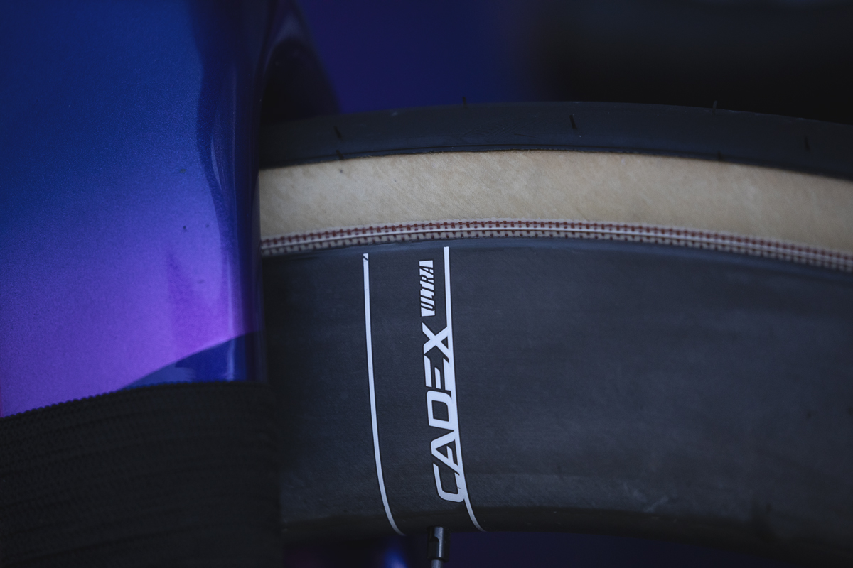 Coppa Bernocchi 2025 - A close up of a Cadex Ultra wheel