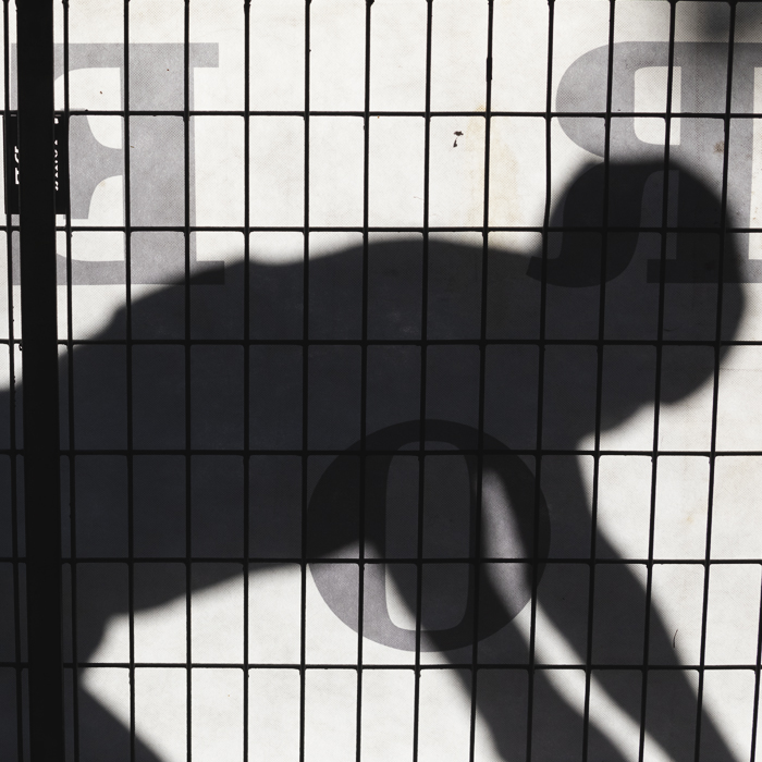 Coppa Bernocchi 2025 - A Silhouette of a rider in the advertising hoarding