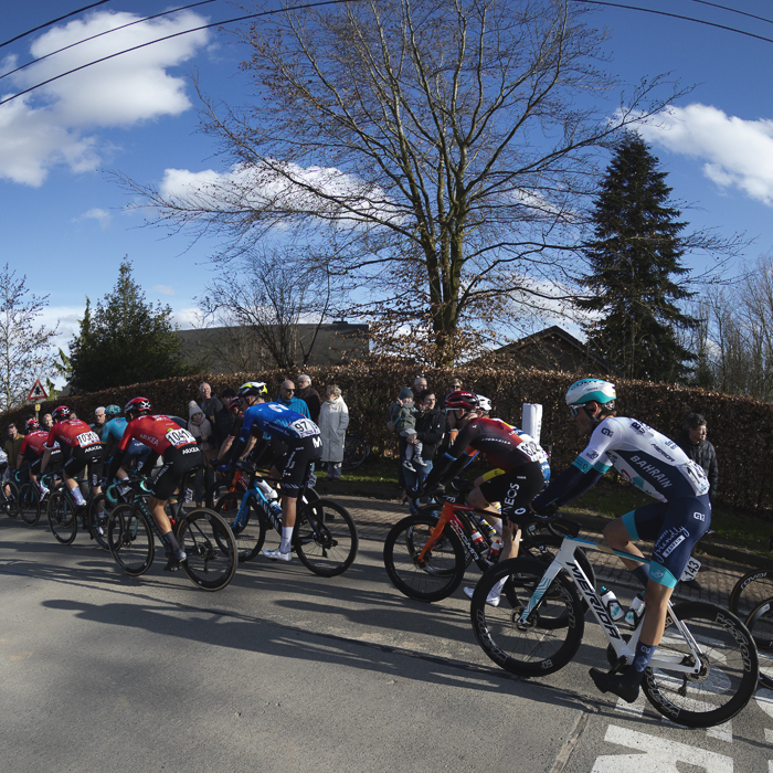 Dwars Door Vlaanderen 2024 - Riders on the streets of Nokere