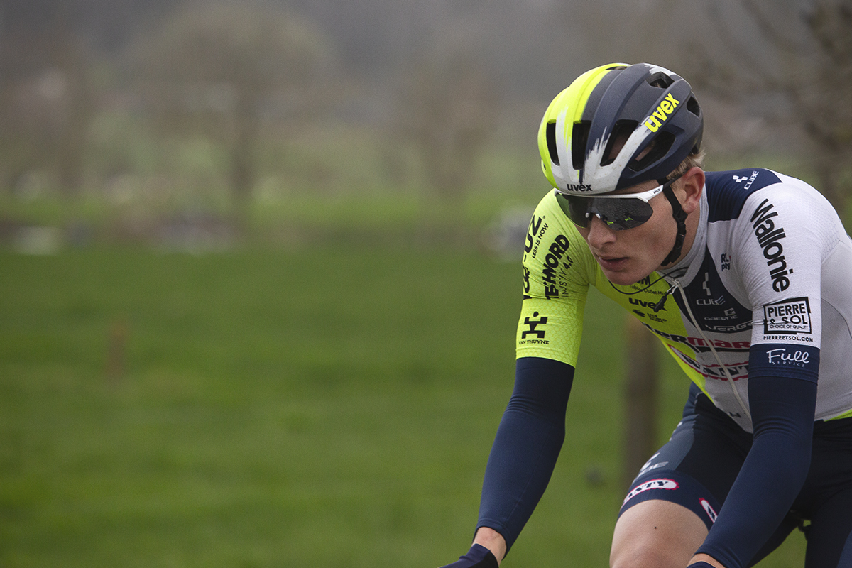 E3 Saxo Classic 2024 - A close up of Georg Zimmermann on Paddestraat