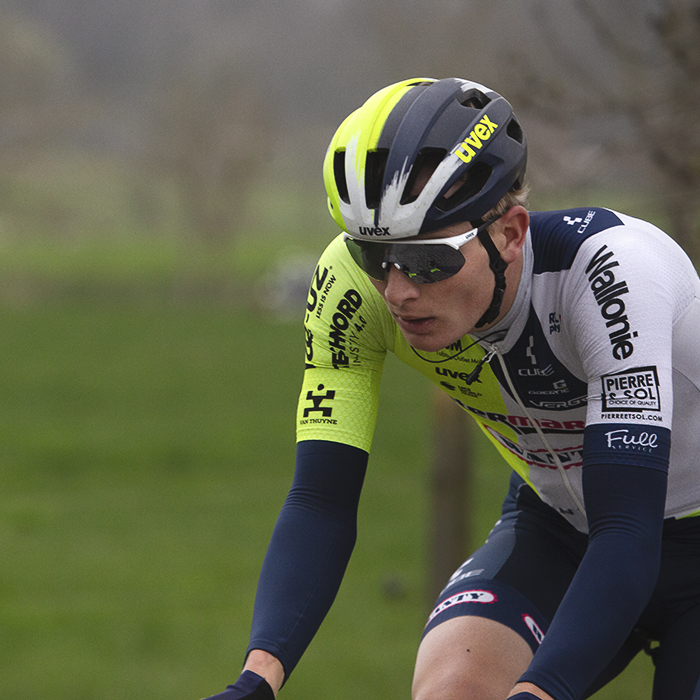 E3 Saxo Classic 2024 - A close up of Georg Zimmermann on Paddestraat