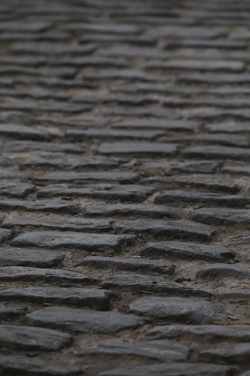 E3 Saxo Classic 2025 - A close up of the cobbles on Taaienberg