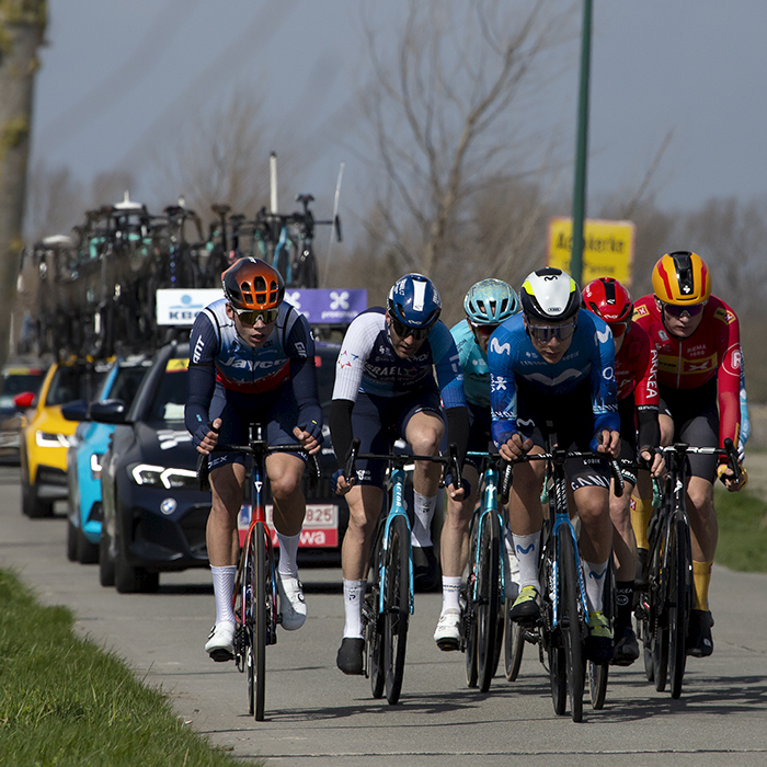 Gent Wevelgem 2024 - The breakaway approaches on De Moeren