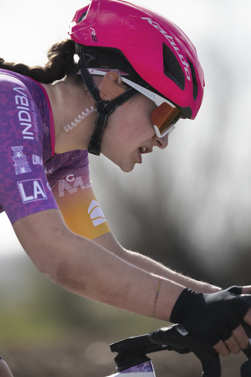 Gent Wevelgem Vrouwen 2025 - A close up of Vittoria Grassi