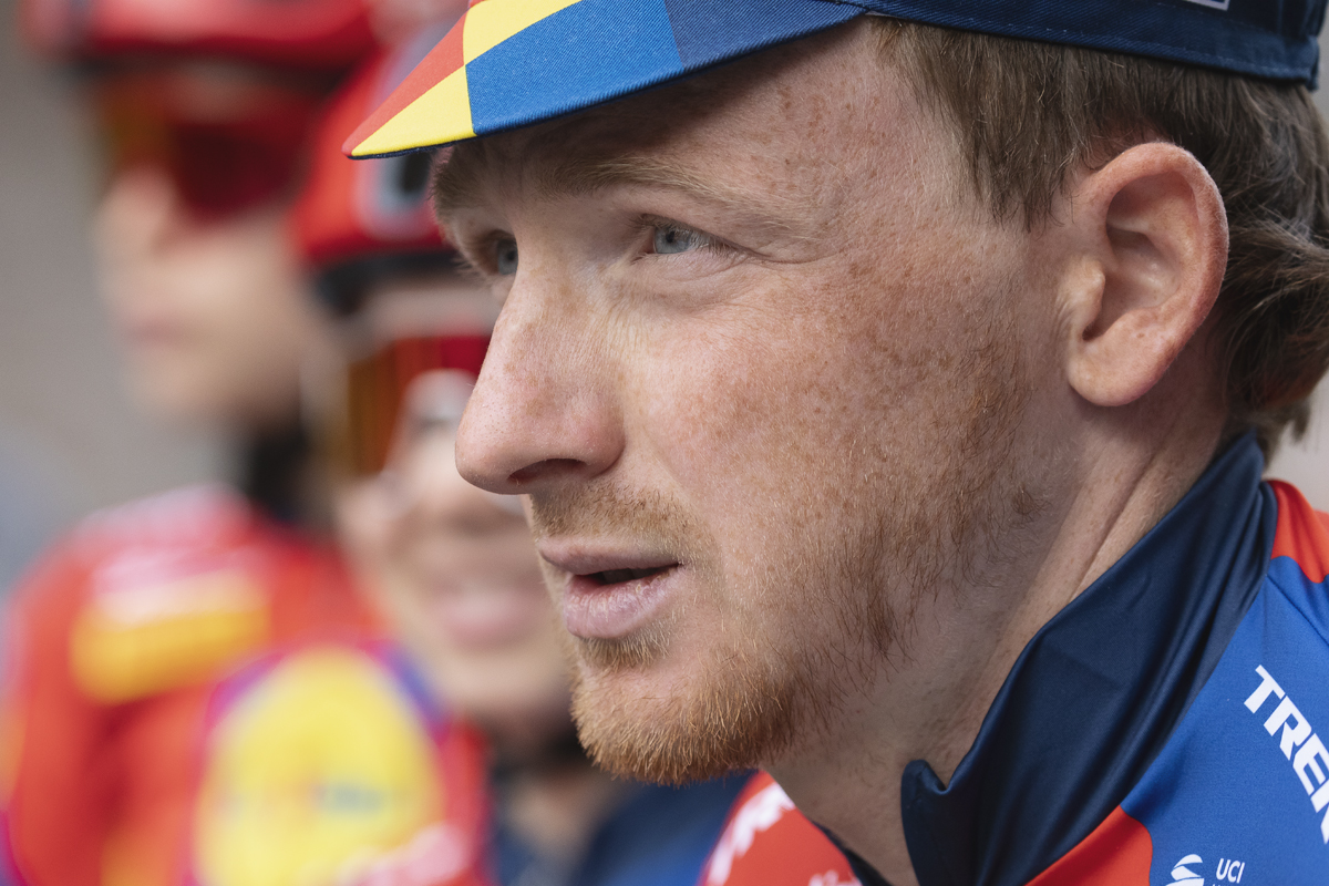 Giro dell’Emilia 2025 - A pensive looking Tao Geoghegan Hart prior to the race start