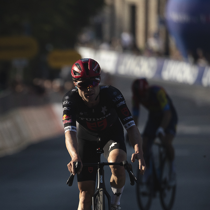 Gran Piemonte 2025 - Marc Hirschi crosses the line in second place