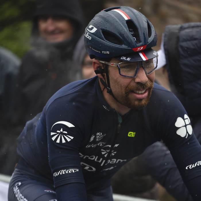 La Flèche Wallonne 2024 - Clément Russo of Groupama - FDJ on the Mur de Huy