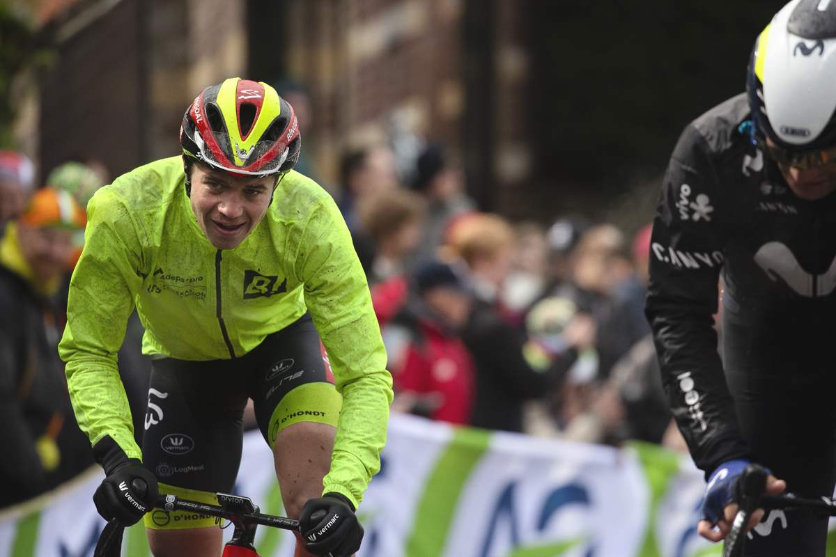 La Flèche Wallonne 2024 - Johan Meens of Bingoal WB on the Mur de Huy