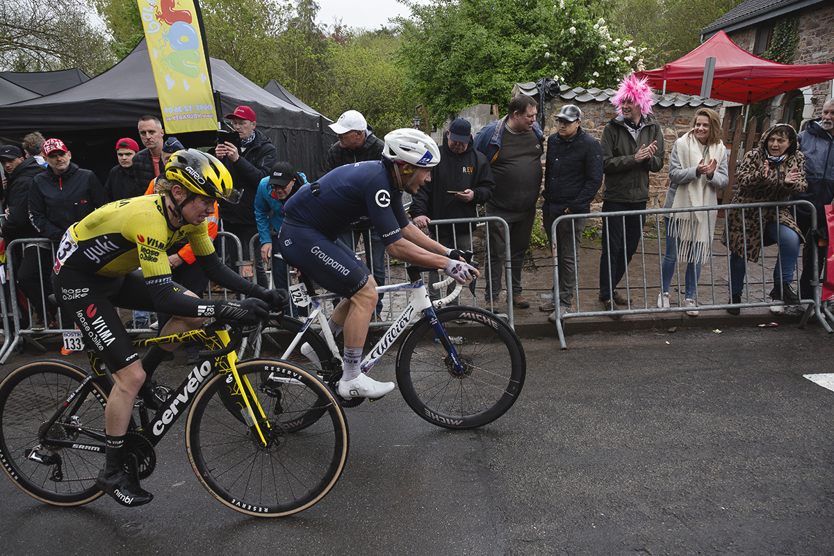 La Flèche Wallonne 2025 - Jørgen Nordhagen and Valentin Madouas on the Mur de Huy