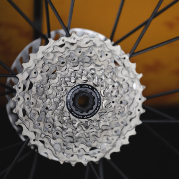 La Flèche Wallonne Femmes 2025 - A close up of a Shimano gear cog