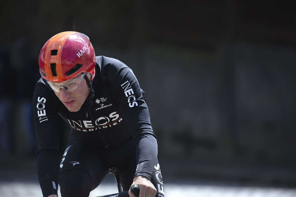 Liège-Bastogne-Liège 2024 - Ethan Hayter concentrates on the road ahead