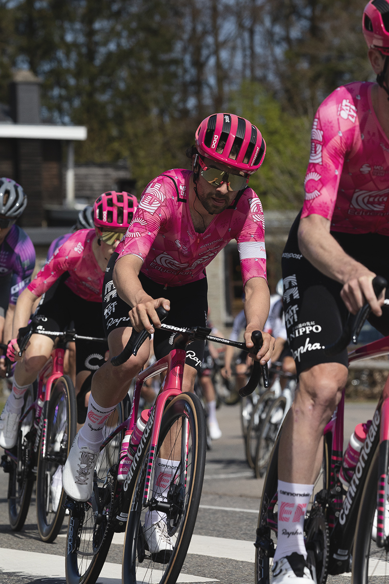 Liege Bastogne Liege 2025 - Ben Healy of EF Education - EasyPost at Baraque de Fraiture