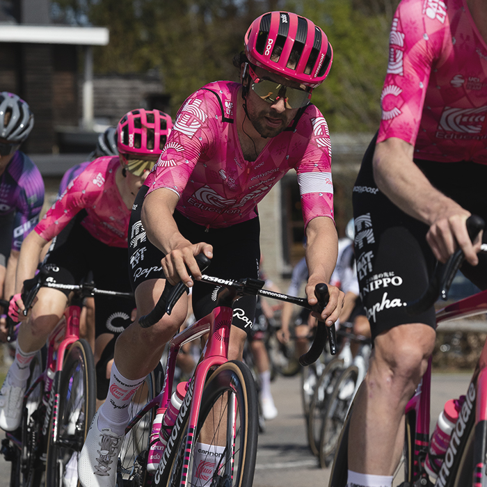 Liege Bastogne Liege 2025 - Ben Healy of EF Education - EasyPost at Baraque de Fraiture