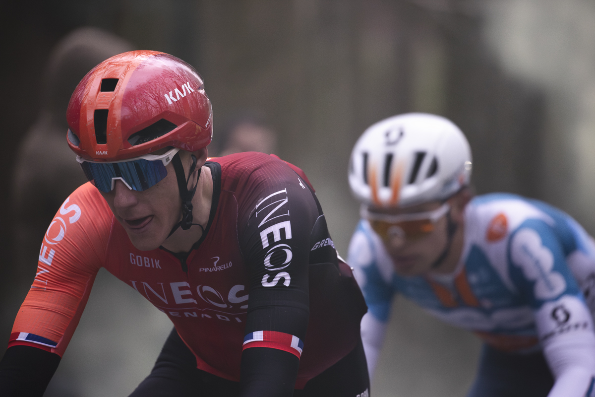 Omloop Het Nieuwsblad 2024 - Connor Swift of INEOS Grenadiers on the Bosberg