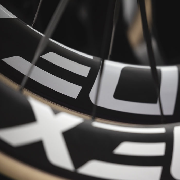 Omloop Nieuwsblad 2025 - Artistic close up of Cadex wheels