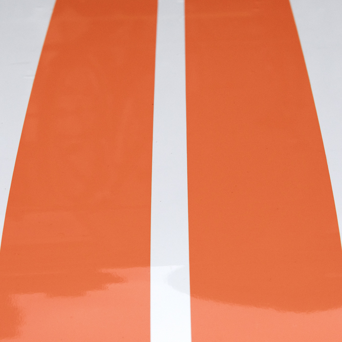 Omloop Nieuwsblad 2025 - Team Picnic PostNL  orange logo stripes