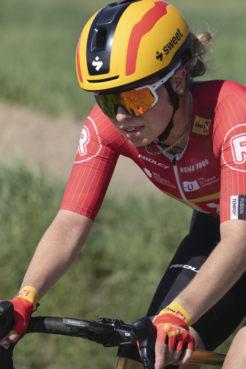 Paris Roubaix Femmes 2025 - Alberte Greve of Uno-X Mobility