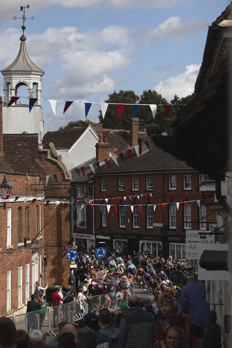 Tour of Britain 2025 - The bunting is out and crowds line the streets as the riders begin their push for the finish line