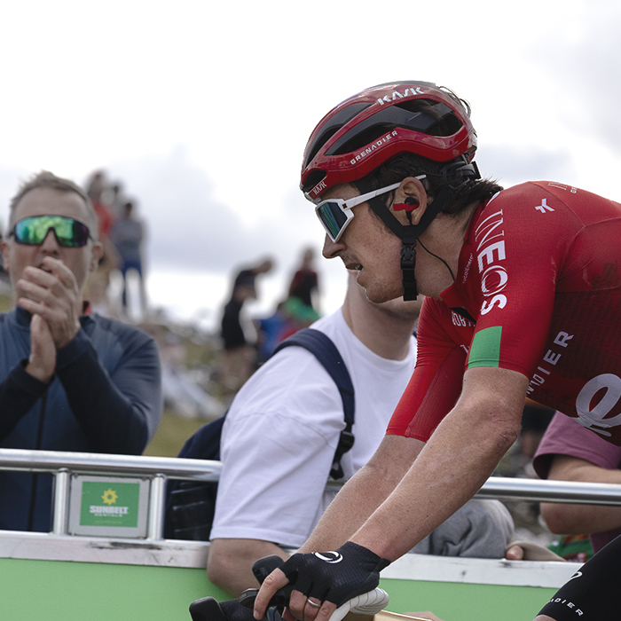Tour of Britain 2025 - Geraint Thomas passes cheering fans