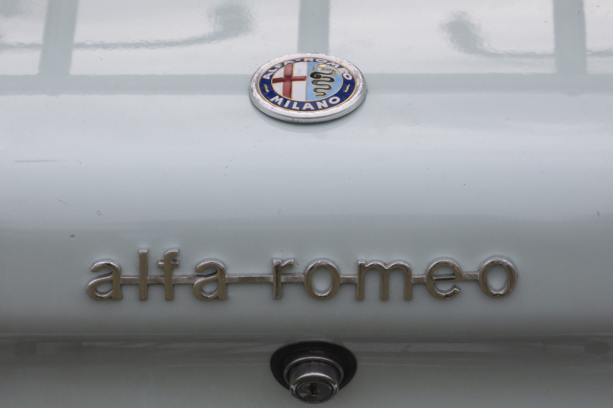 Tour of Britain 2025 - A close up of the Alfa-Romeo logo