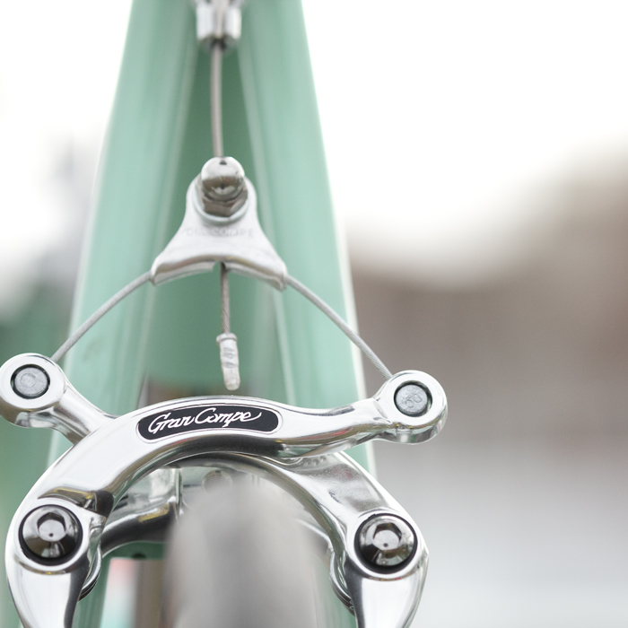 Tour of Britain 2025 - A close up of Dia-Compe Gran Compe brakes