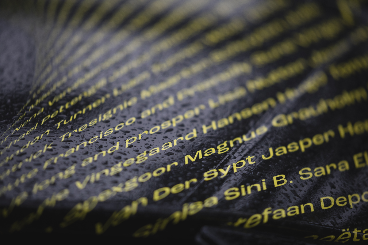 Tour of Britain 2025 - A close up of a Team Visma - Lease a Bike car with the names of their riders in the paintwork