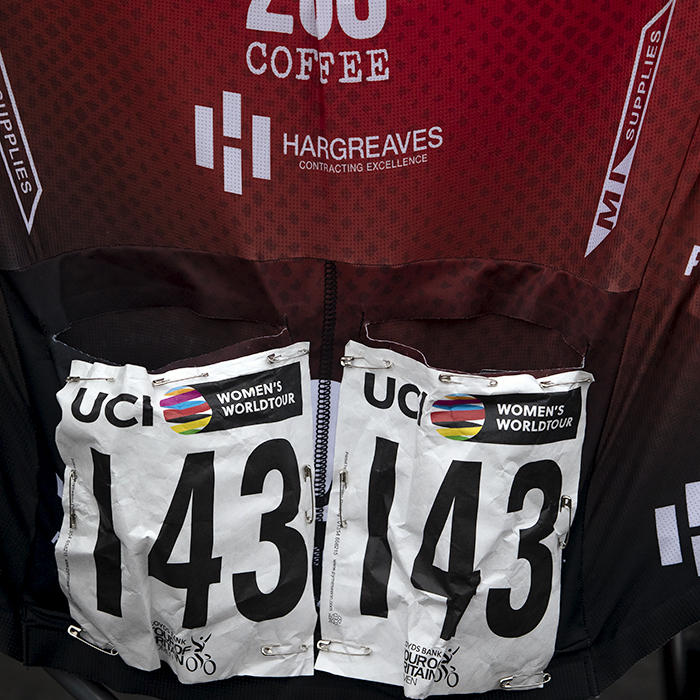 Tour of Britain Women’s 2024 - A Pro Noctis team jersey hanging on the back of a chair