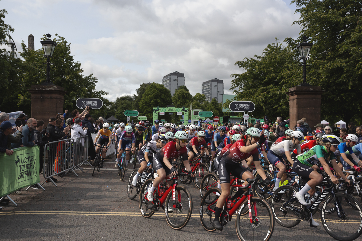 Tour of Britain Women’s 2025 - Stage 4 - The stage starts on Glasgow Green