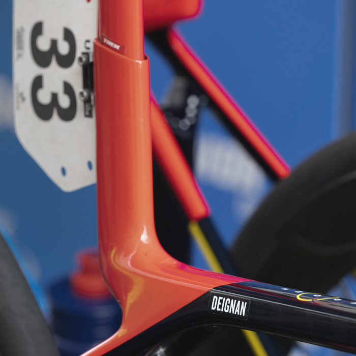 Tour of Britain Women’s 2025 - Stage 3 - Trek - Lizzie Deignan’s bike close up