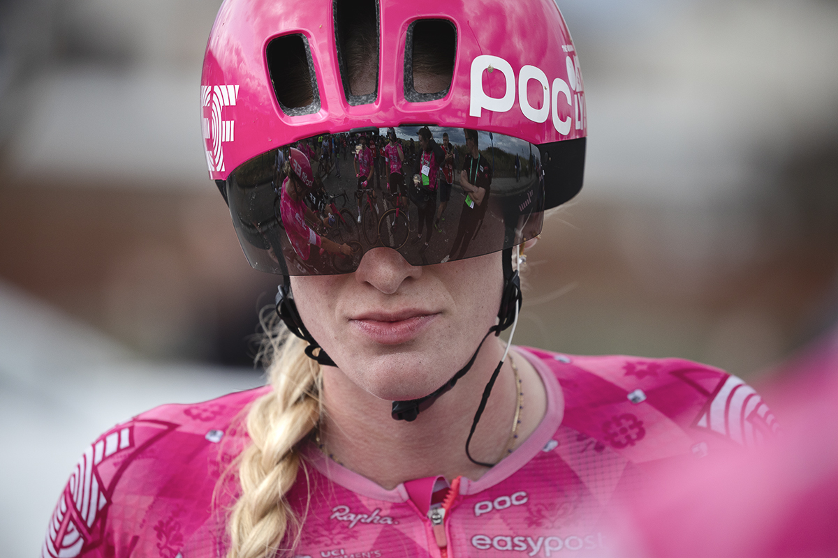 Tour of Britain Women’s 2025 - Stage 1 - Portrait of Mirre Knaven after the stage