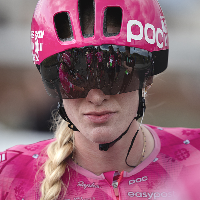 Tour of Britain Women’s 2025 - Stage 1 - Portrait of Mirre Knaven after the stage