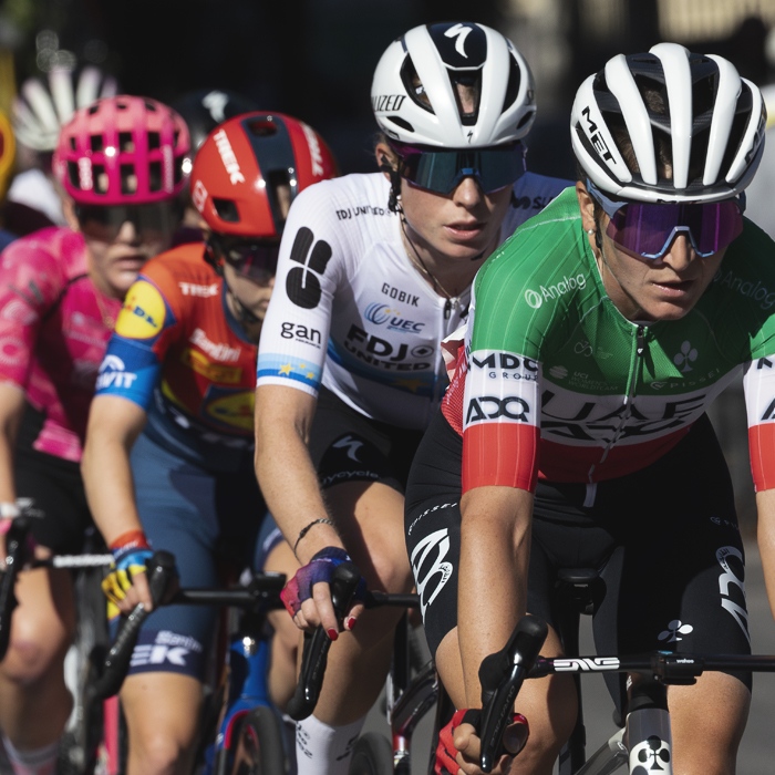Tre Valli Varesine Women’s Race 2025 - Elisa Longo Borghini & Demi Vollering look focused during the race